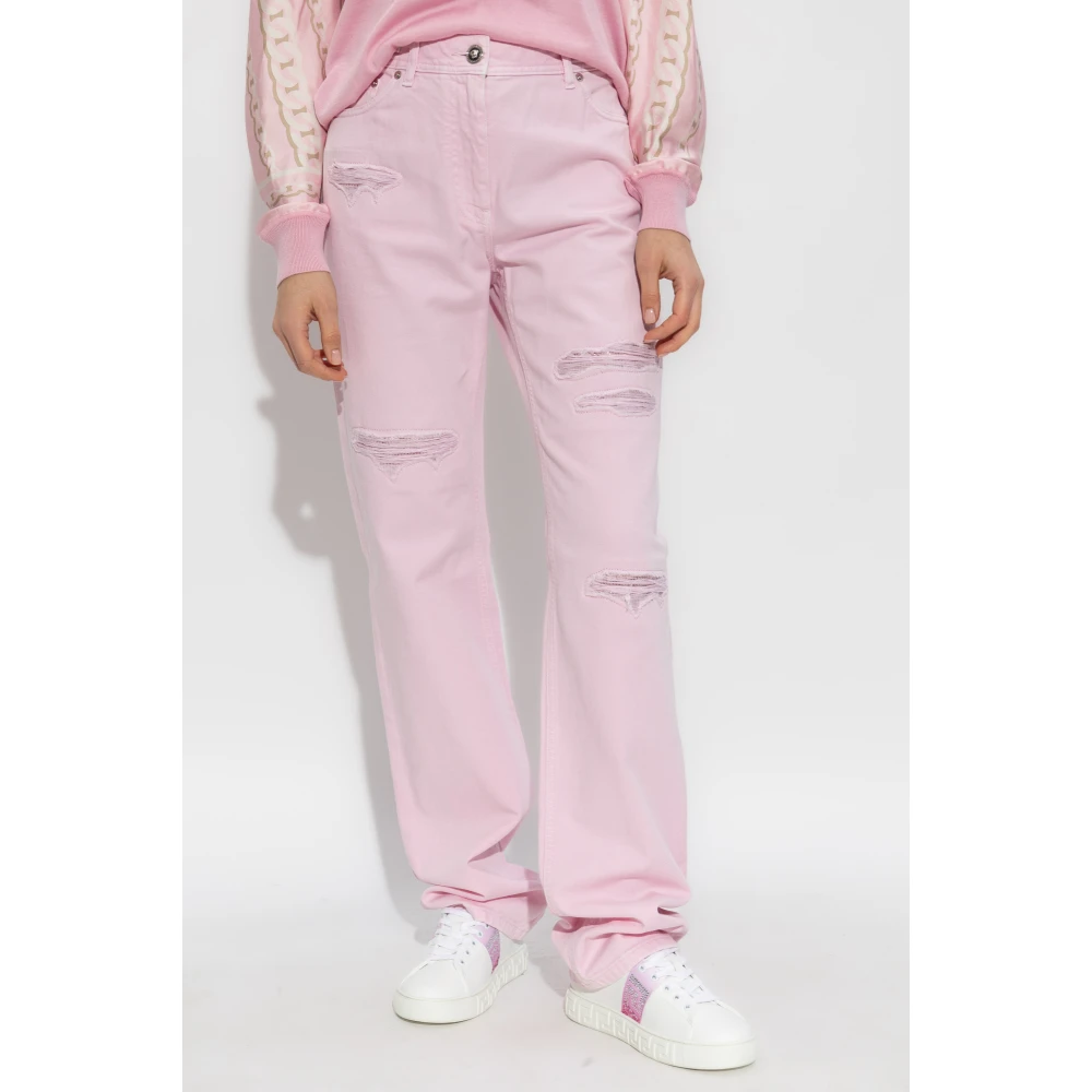 Versace Boyfriend jeans Pink Dames