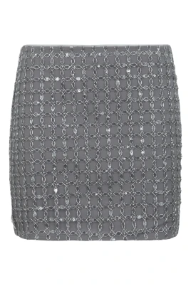 Beaded Mini Skirt
