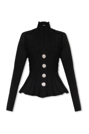 Cardigan mit Peplum