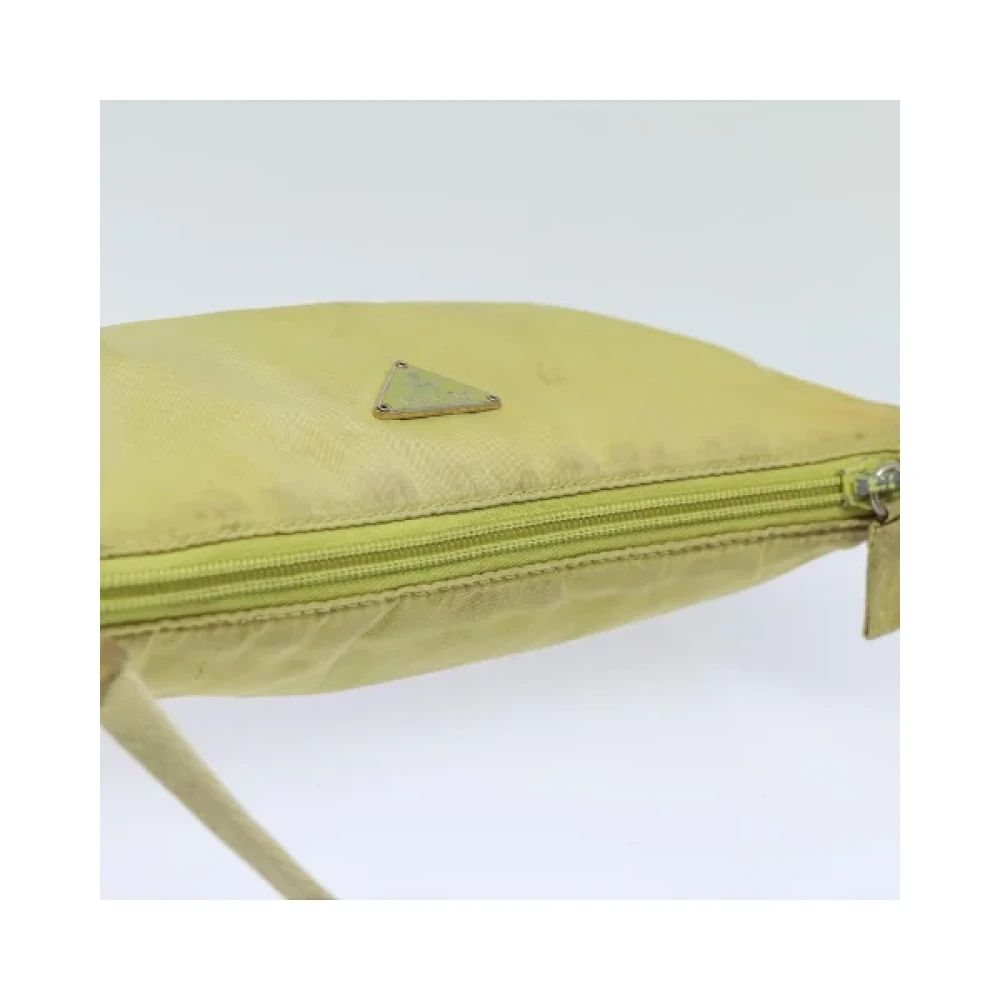Prada Vintage Pre-owned Nylon prada-bags Yellow Dames