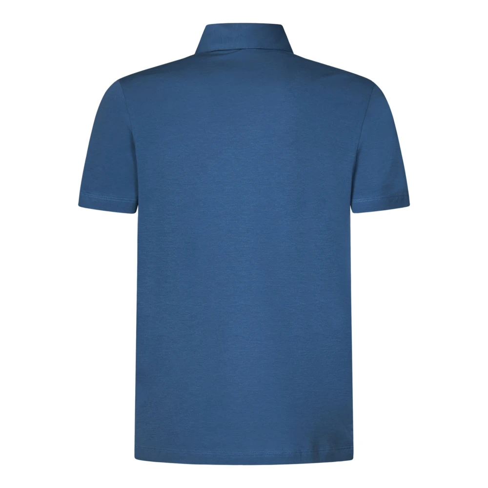 Malo Blauw T-shirt met korte mouwen Blue Heren