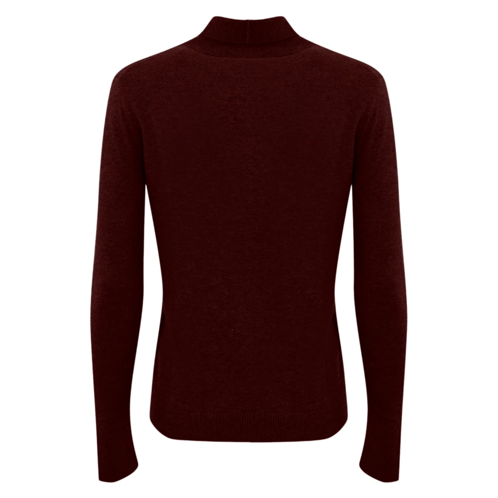 Max Mara Weekend Zijden en wollen coltrui Red Dames