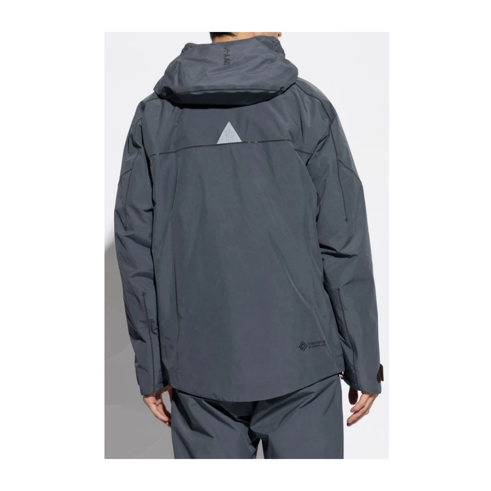 Moncler Grijze Gore-Tex jas met Therma-light isolatie Gray Heren