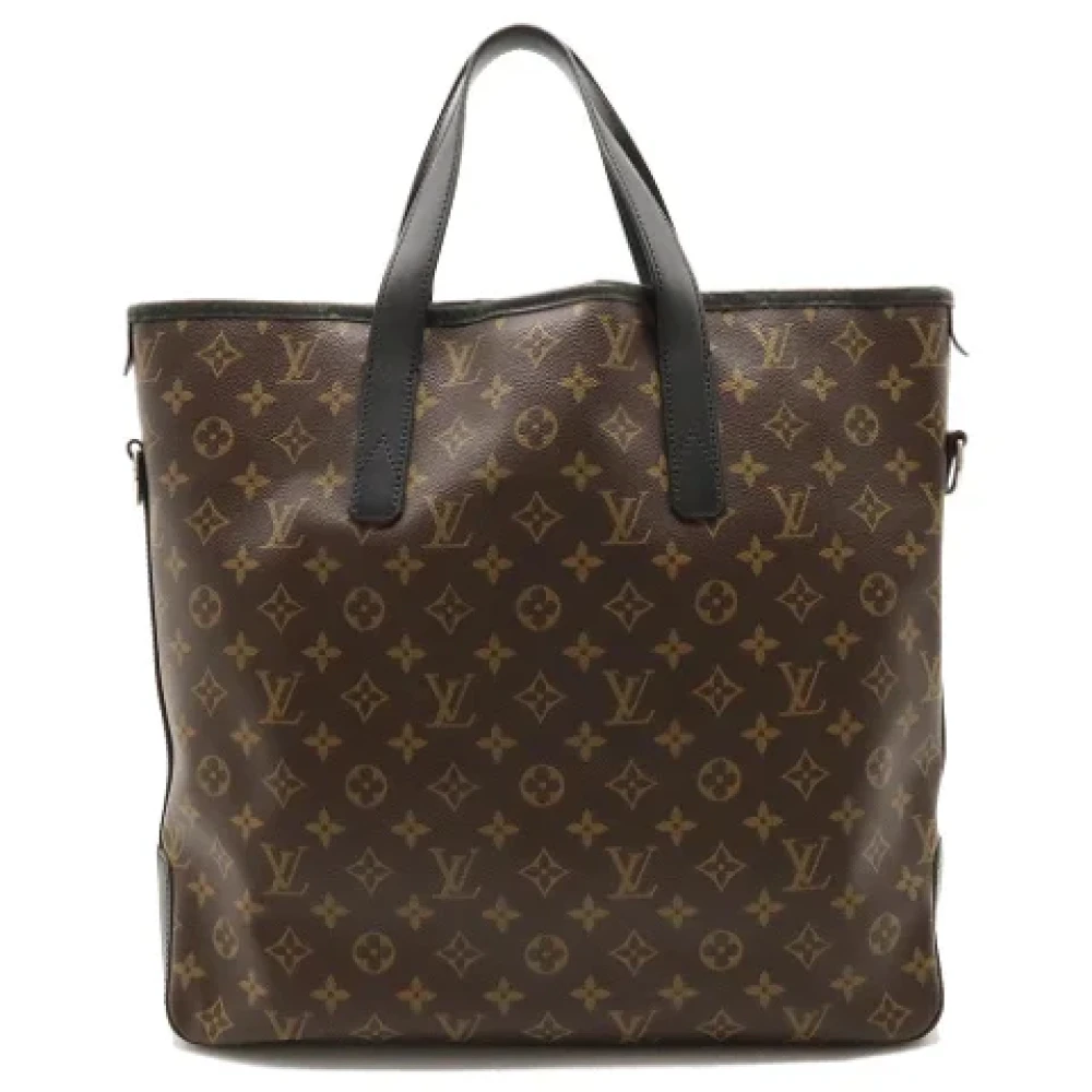 Louis Vuitton Vintage Pre-owned Leather totes Brown Heren