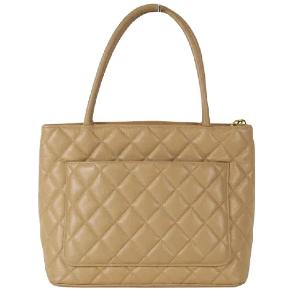 Chanel Vintage Pre-owned Leather totes Brown Dames