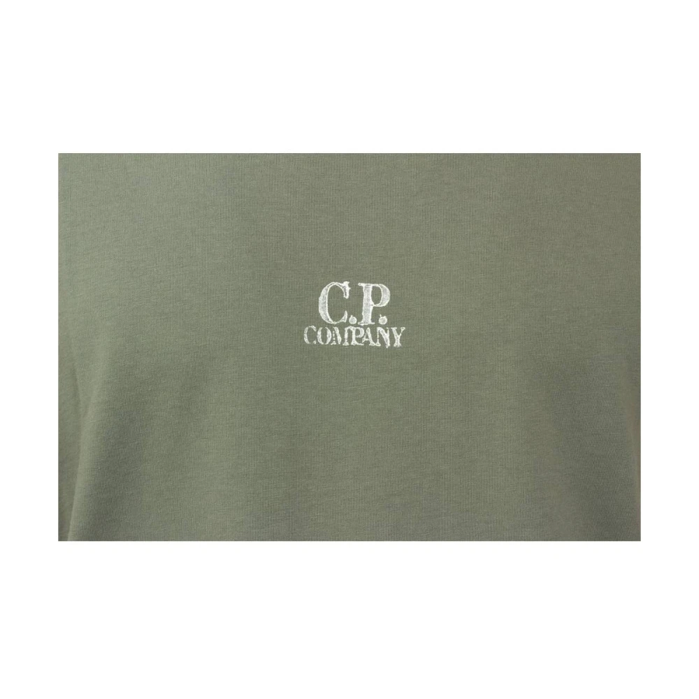 C.P. Company Artisanal Three Cards T-shirt Green Heren