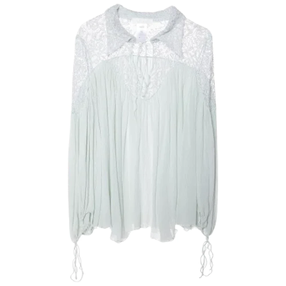 Chloé Pre-owned Lace tops Green Dames