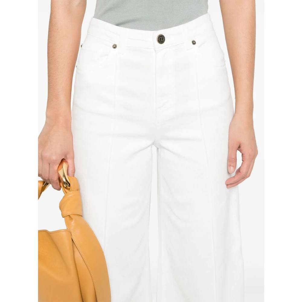Twinset Stijlvolle Broek Set White Dames