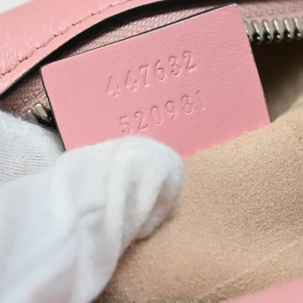 Gucci Vintage Pre-owned Leather shoulder-bags Pink Dames