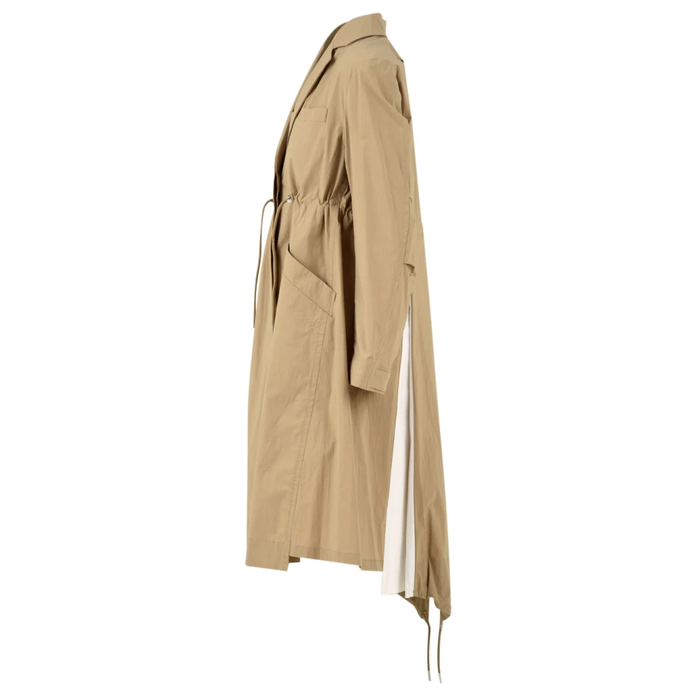 add Jas met knoopsluiting aan de voorkant Brown Dames