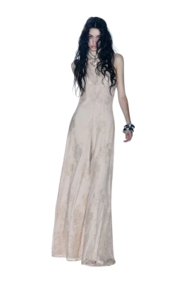 Long Lace Jumpsuit