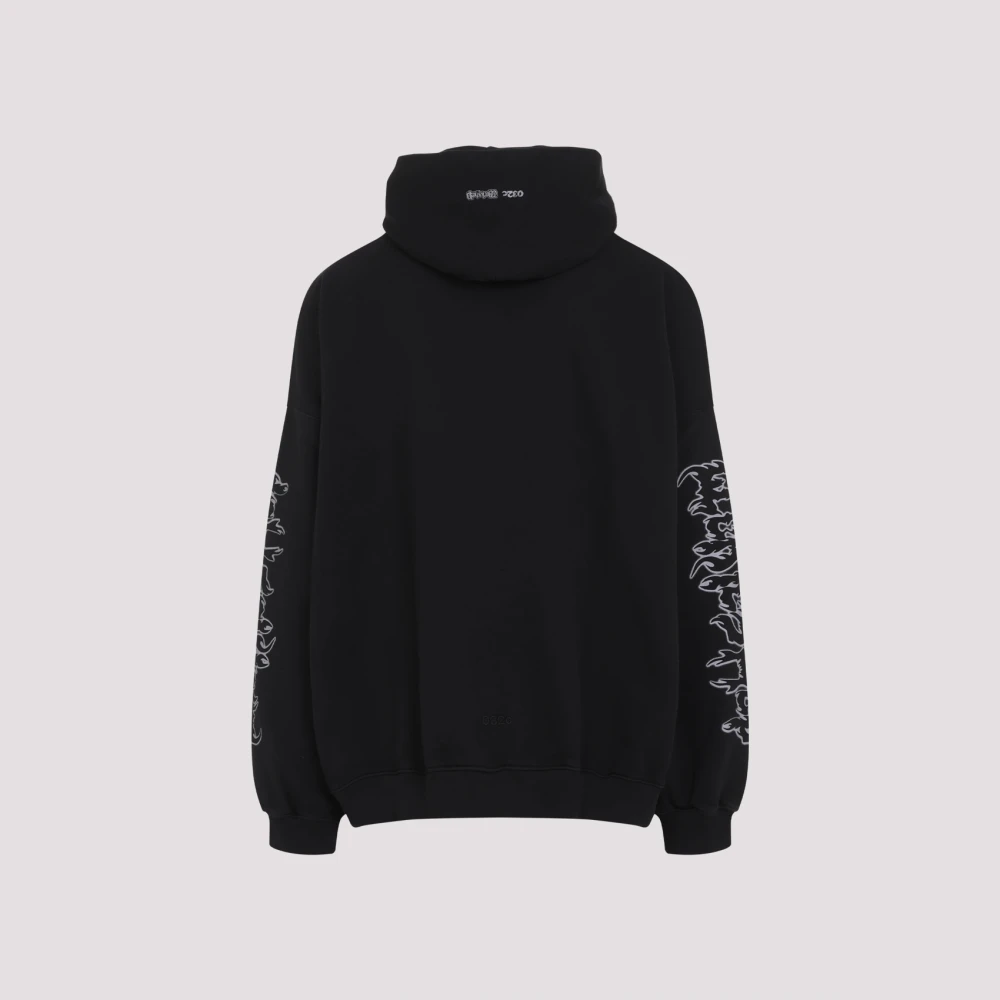 032c Zwarte Sweatshirt Moderne Pasvorm Casual Kleding Black Heren