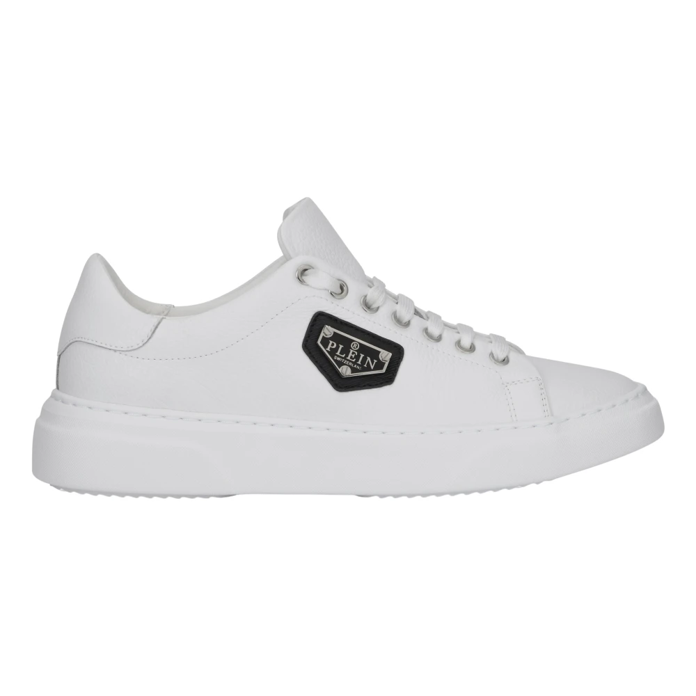 Philipp Plein Unisex White Lo-Top Sneakers Iconic Plein