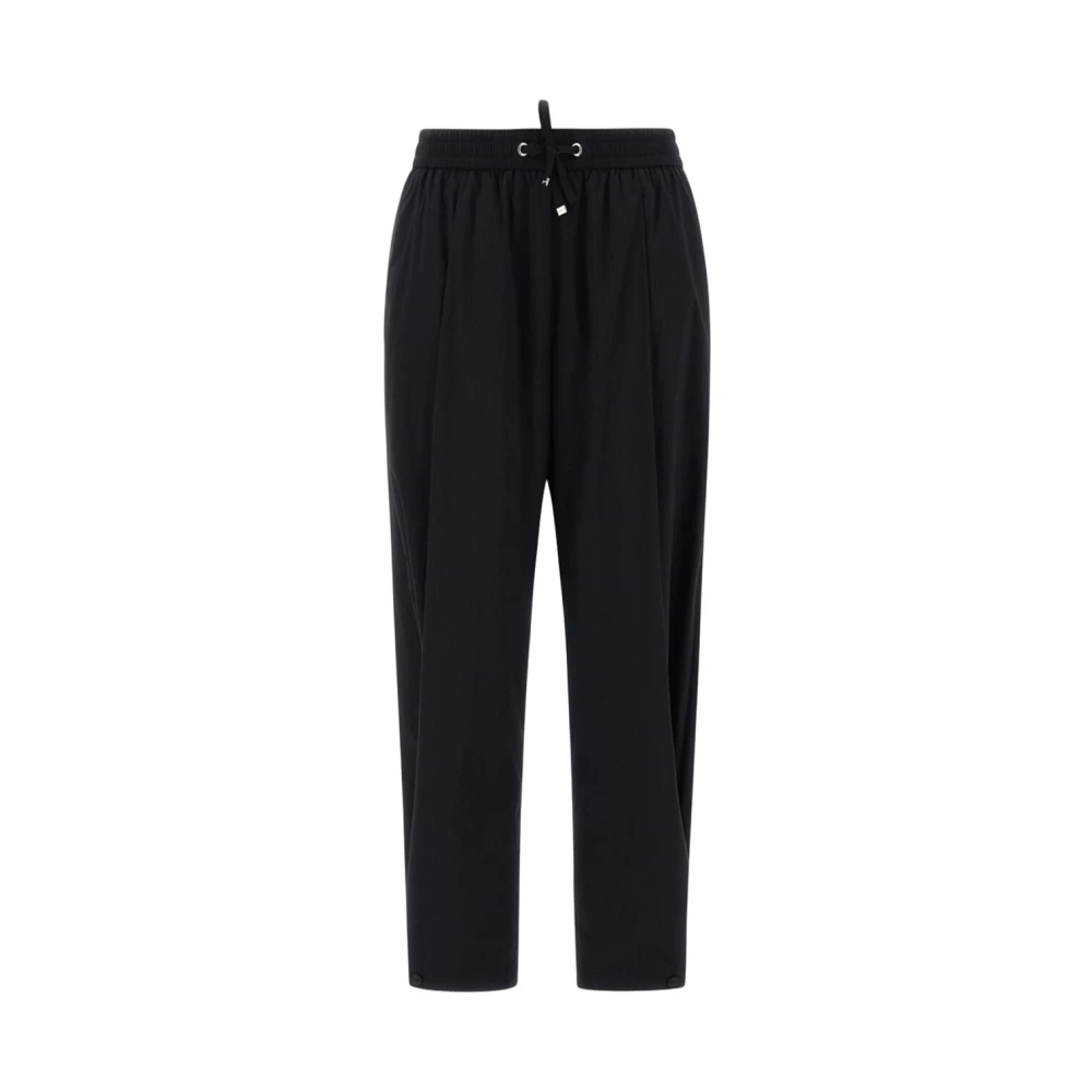 Herno Svart Light Nylon Stretch Trousers