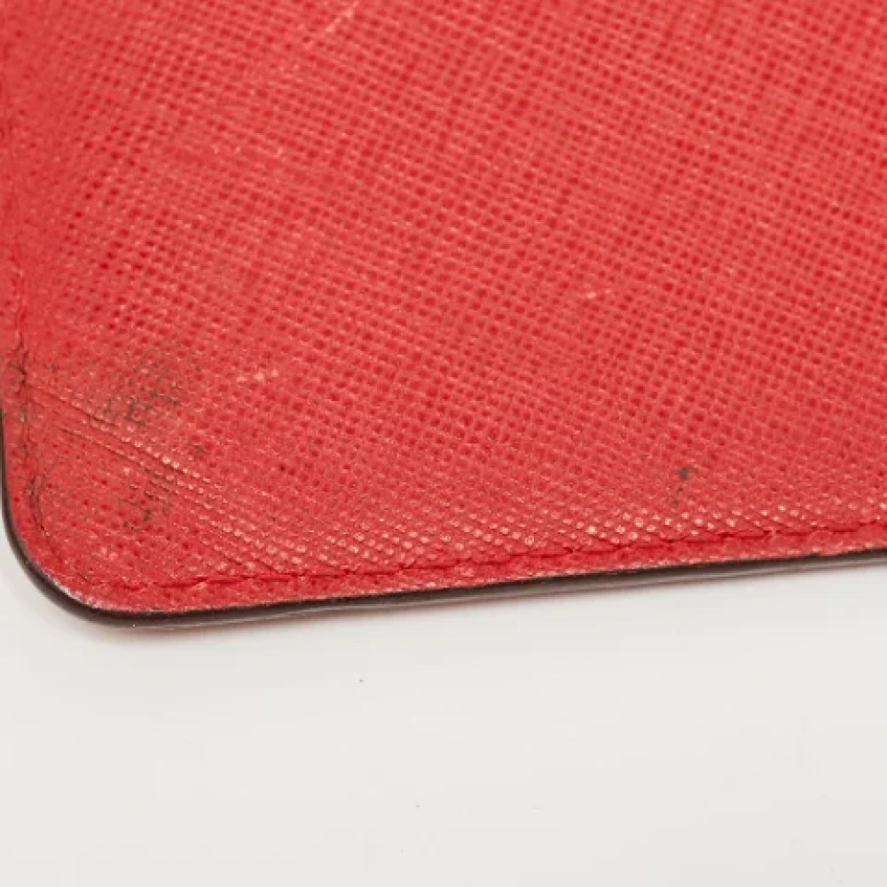 Carolina Herrera Pre-owned Leather wallets Red Dames