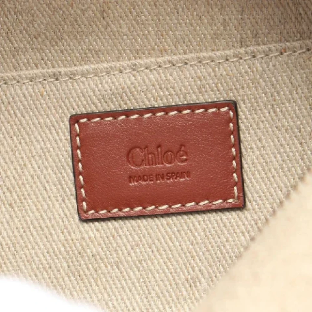 Chloé Pre-owned Leather handbags Beige Dames