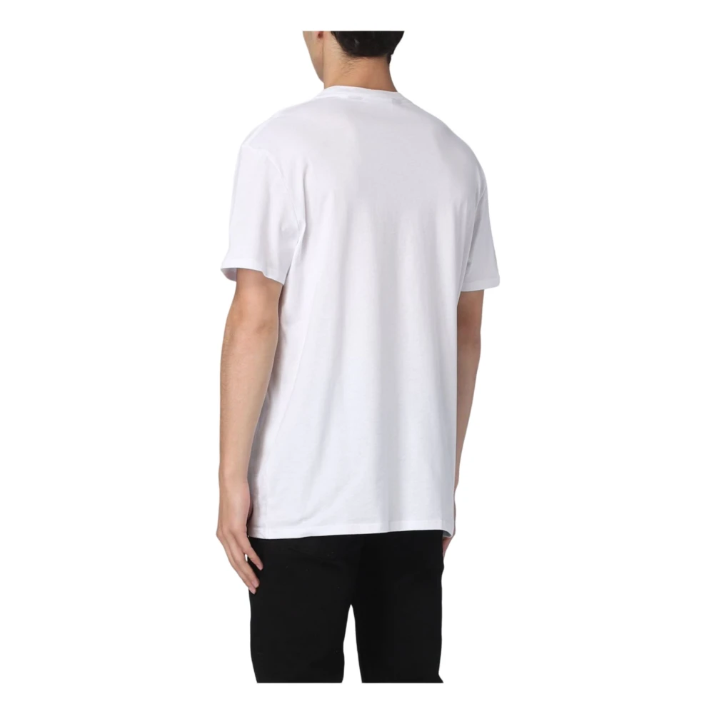 Just Cavalli Witte T-shirt en Polo Collectie White Heren