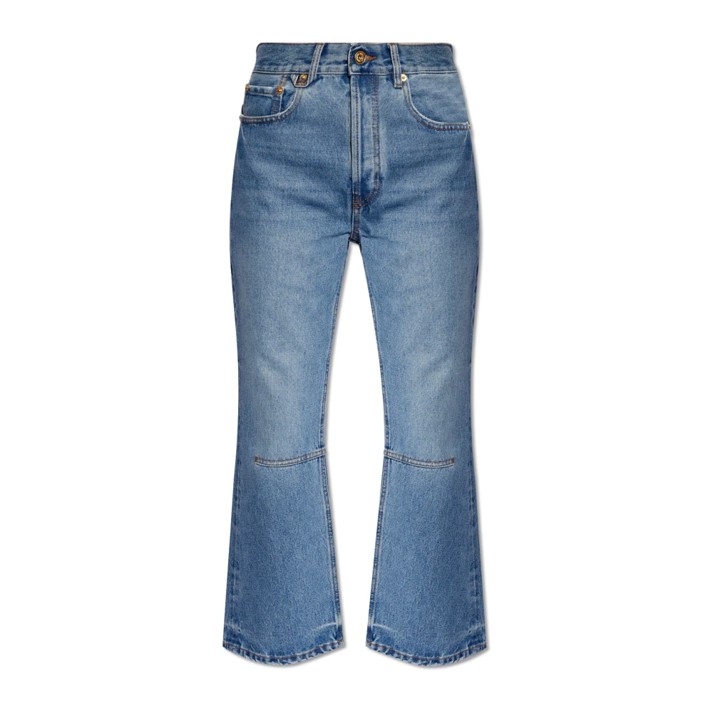 Jacquemus Kick flare jeans Blue Dames