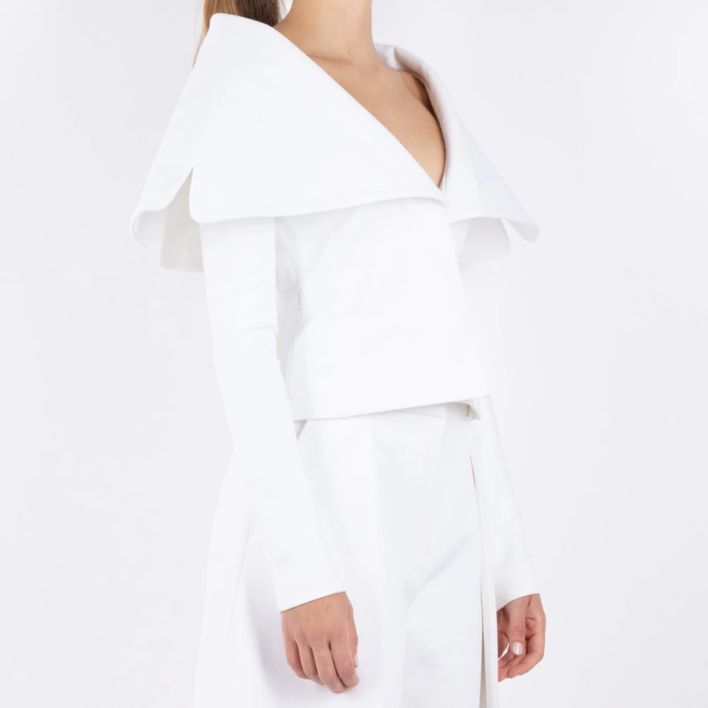 Jacquemus Witte Jas La Veste Stijl White Dames