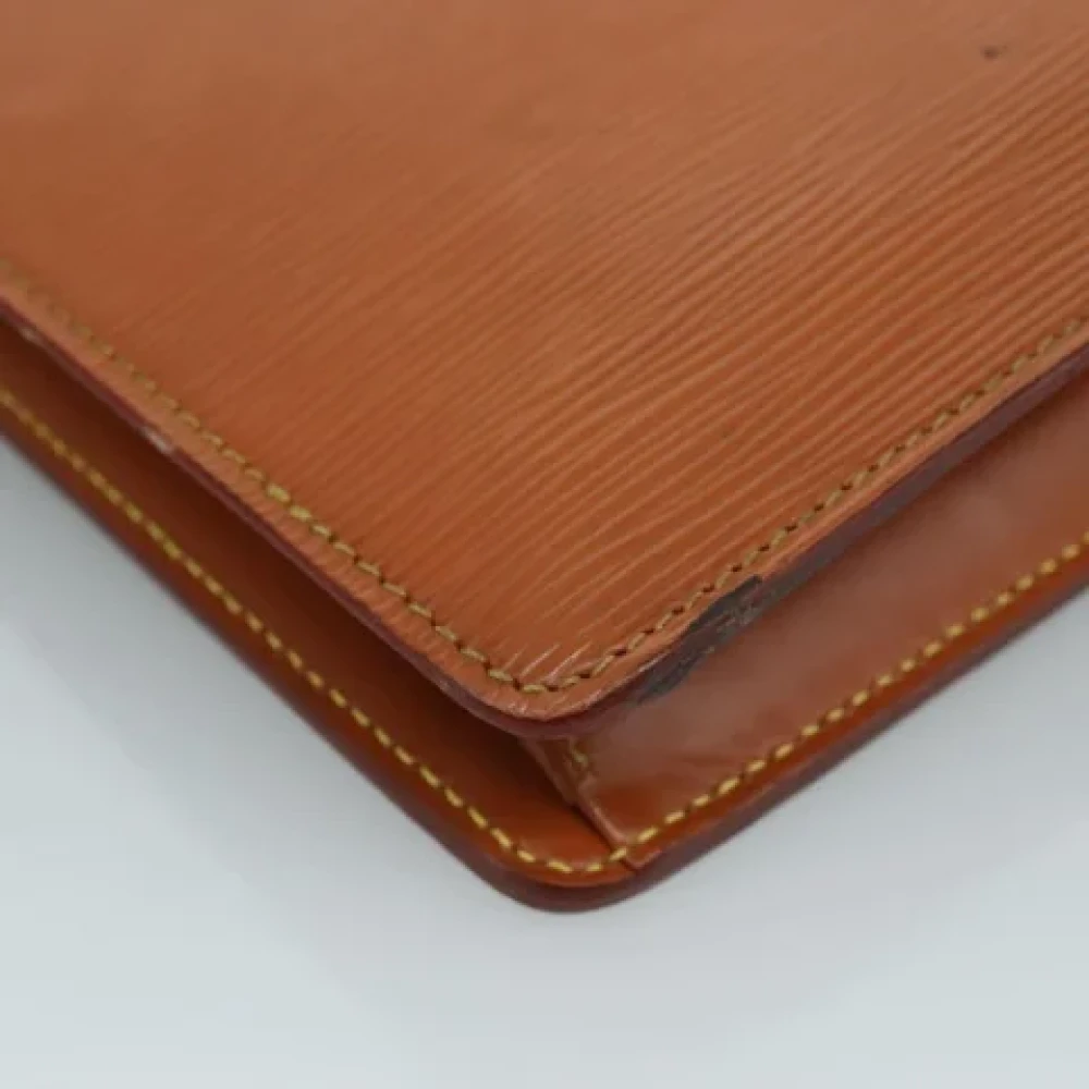 Louis Vuitton Vintage Pre-owned Leather clutches Brown Dames