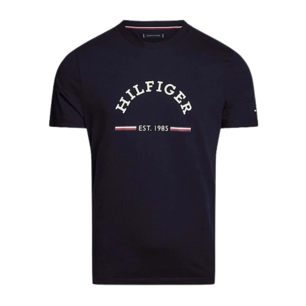 Tommy Hilfiger Heren RWB Arch Grafisch T-shirt Blue Heren