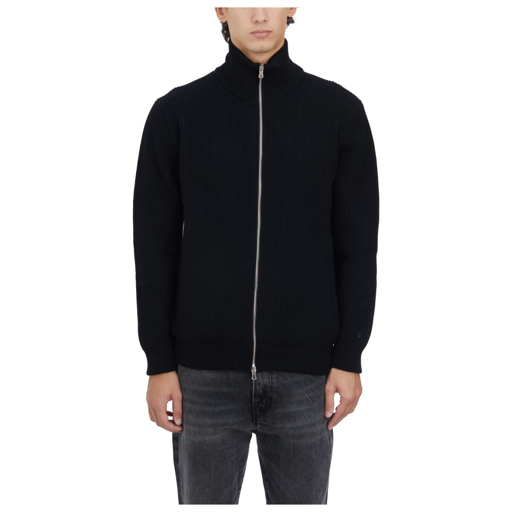 Seven Gauge Engelse Kust Zip Trui Black Heren