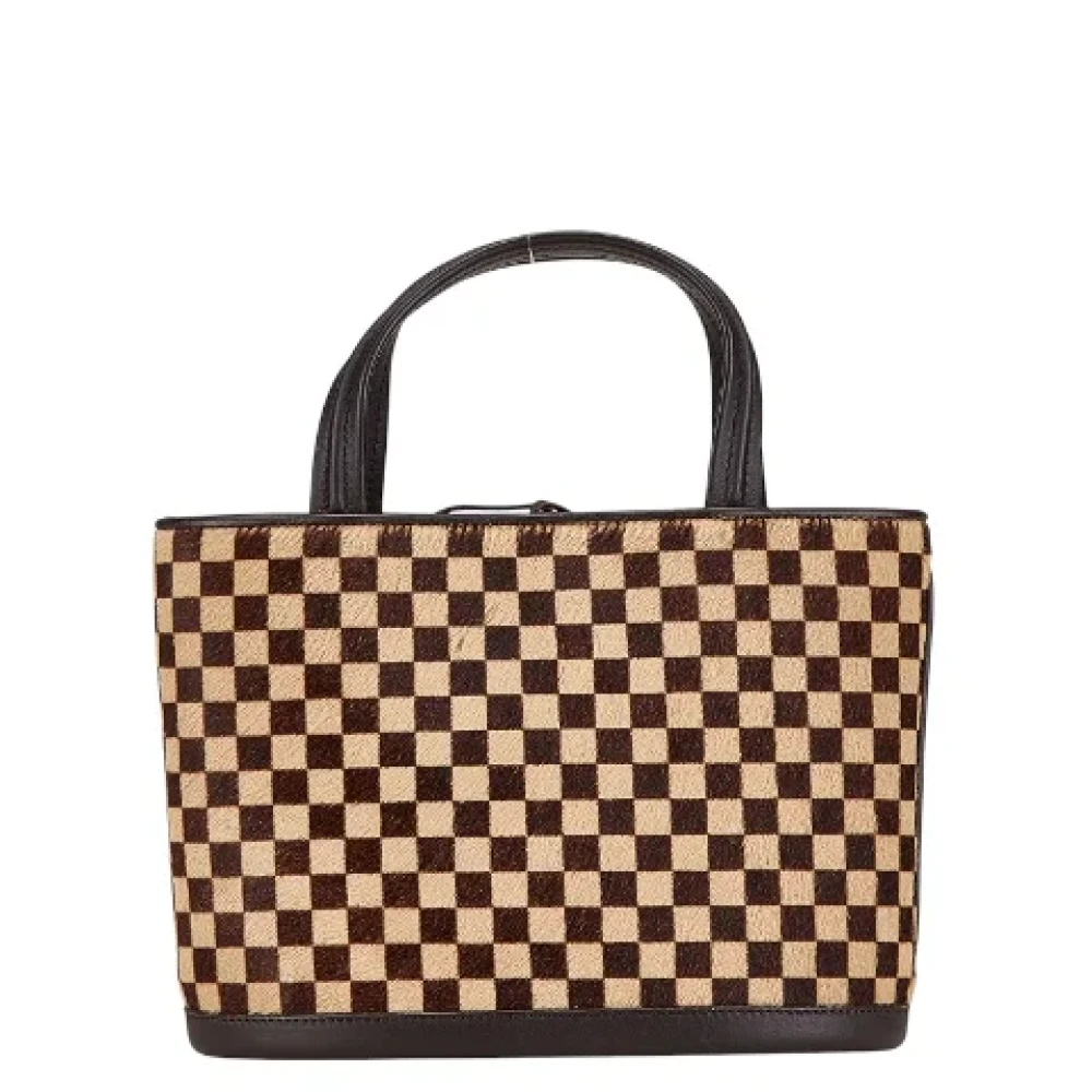 Louis Vuitton Vintage Pre-owned Leather handbags Brown Dames