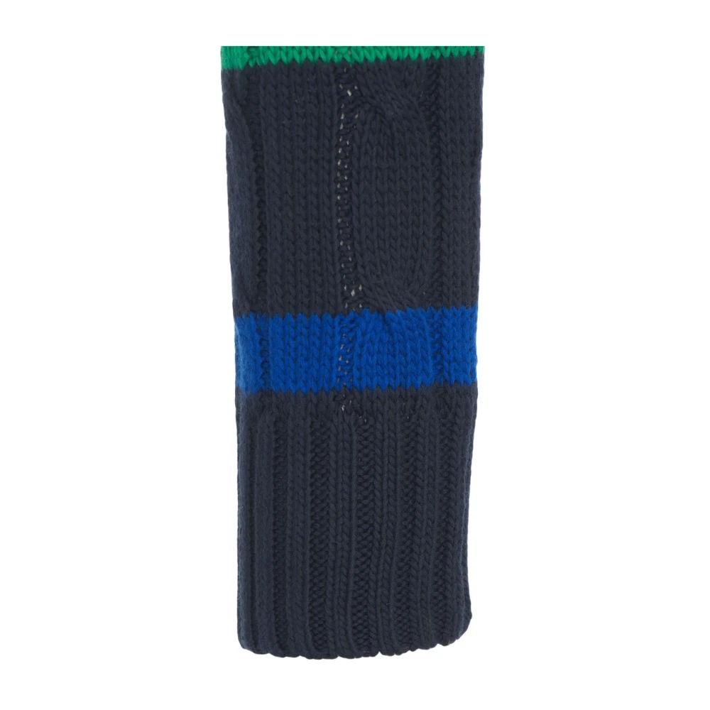 Polo Ralph Lauren Blauwe Gestreepte Kabeltrui Multicolor Dames