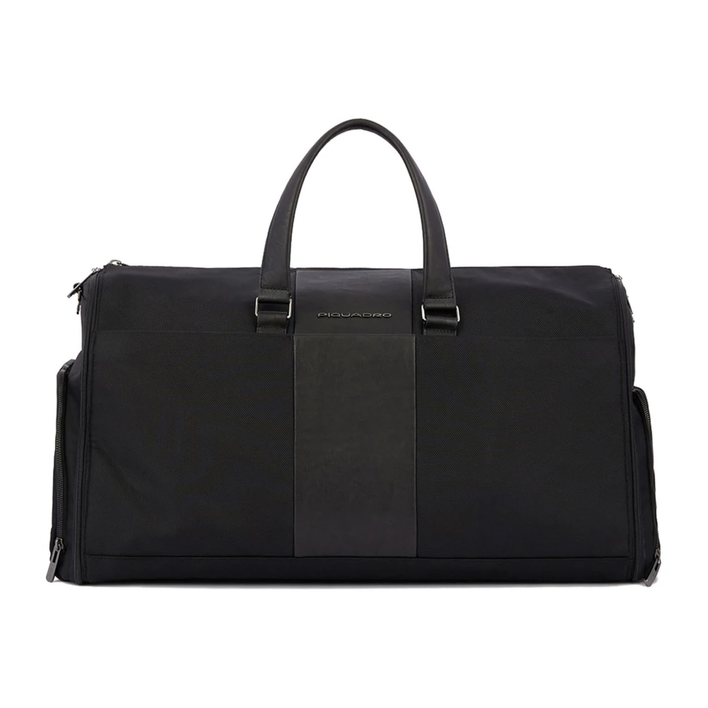 Piquadro Men's Black Weekend Bags, One Size, Linea Brief 2 Bag