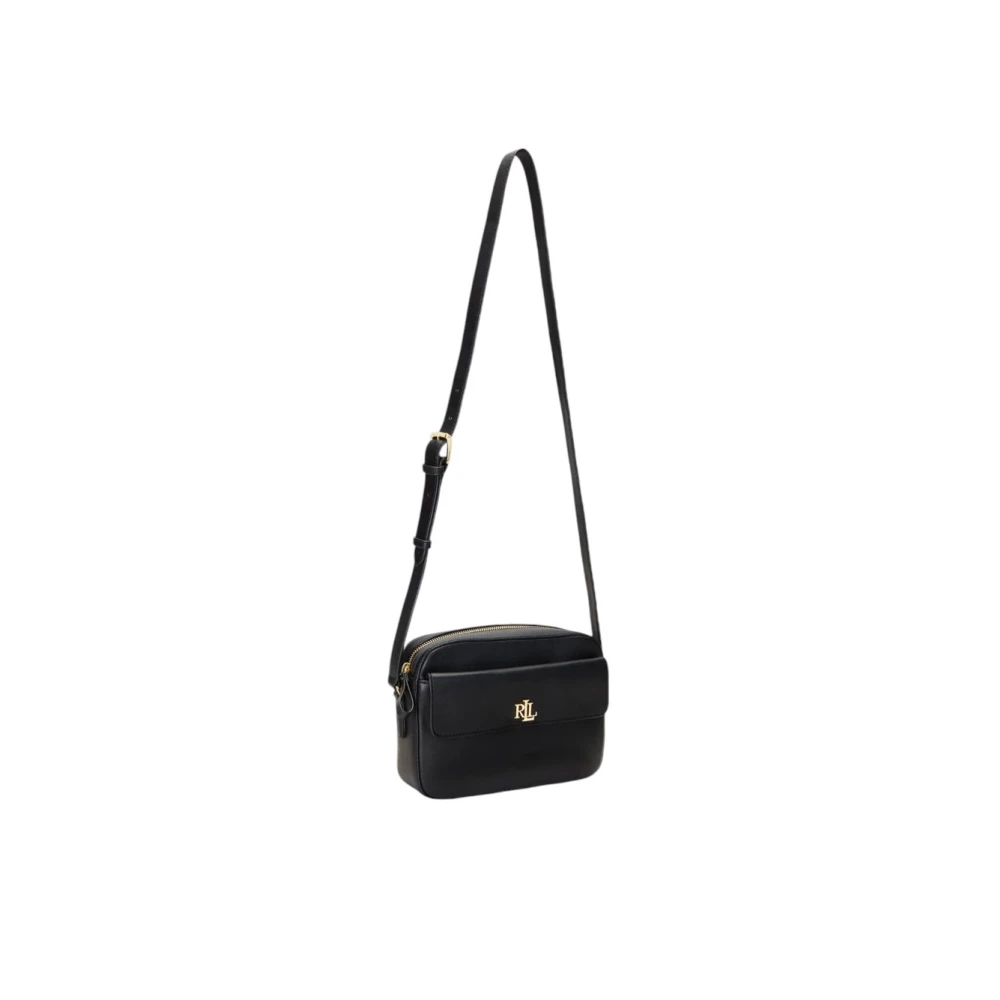 Ralph Lauren Stijlvolle leren tas Black Dames