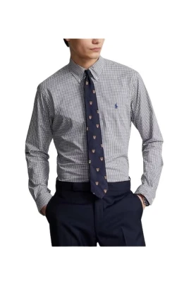 Vichy Check Stretch Poplin Skjorta