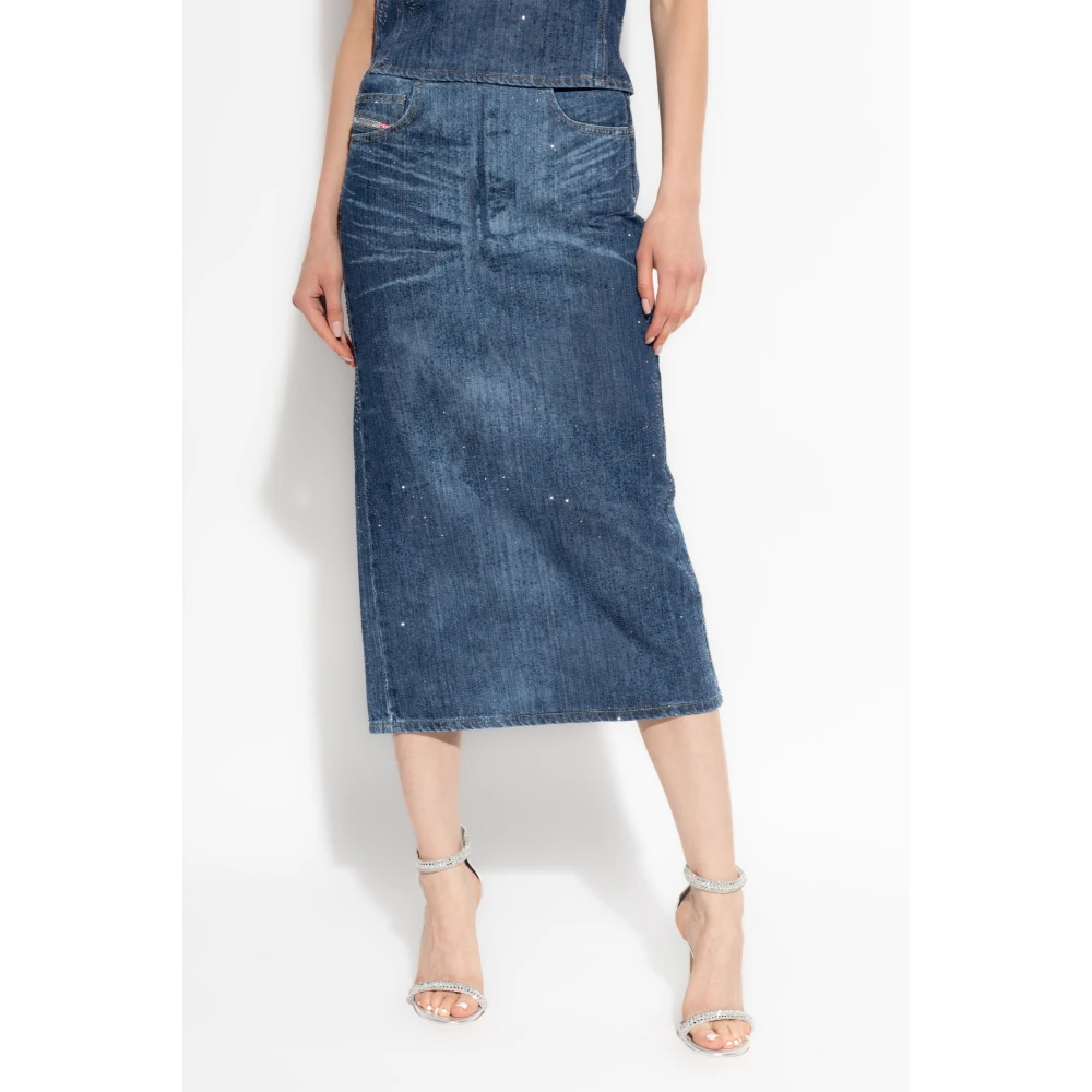 Diesel Rok De-Pra-S3 Blue Dames