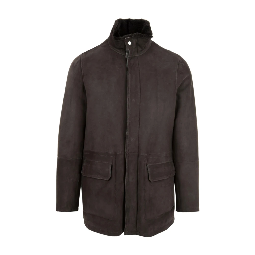 Moorer Men's Brown Coats For