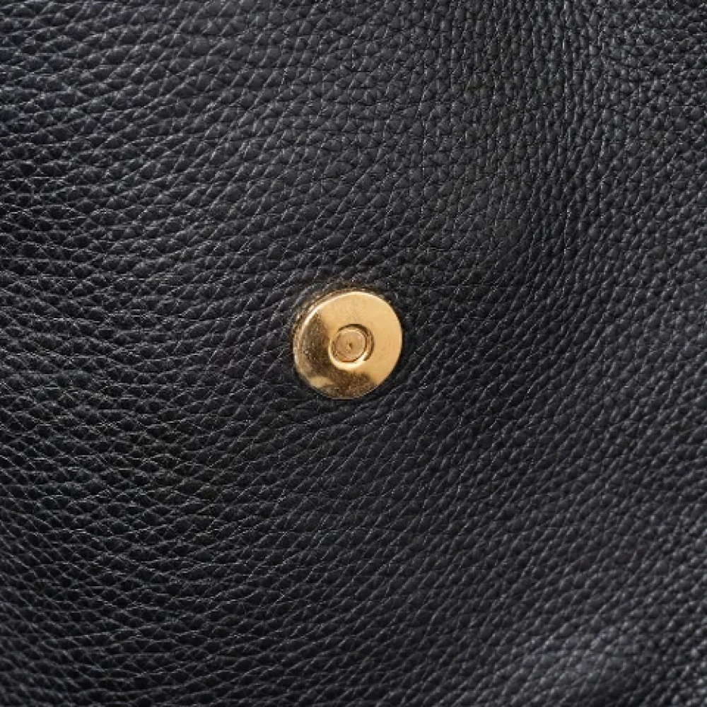 Gucci Vintage Pre-owned Leather totes Black Dames