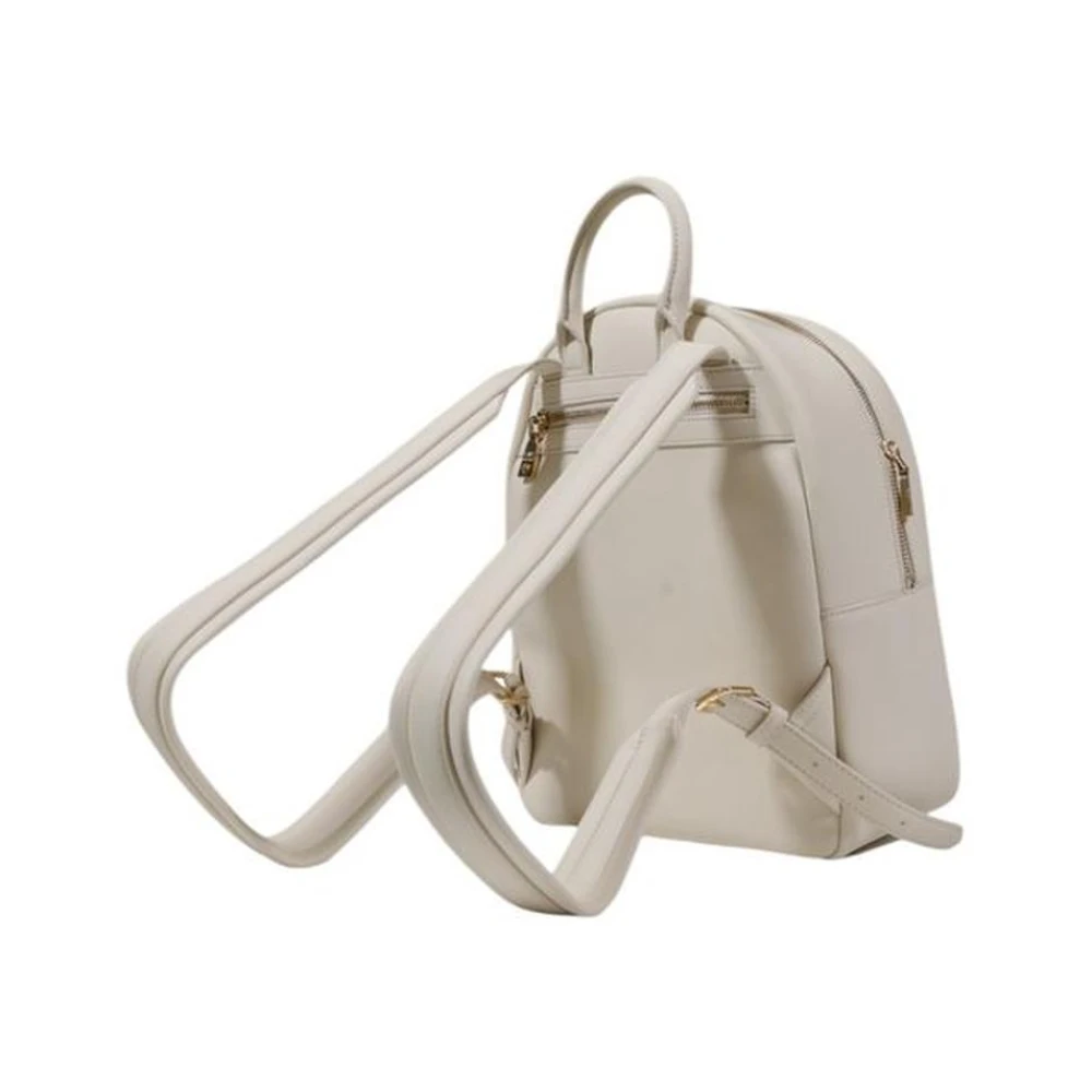 Love Moschino Moderne Polyurethaan Damesrugzak Collectie Beige Dames