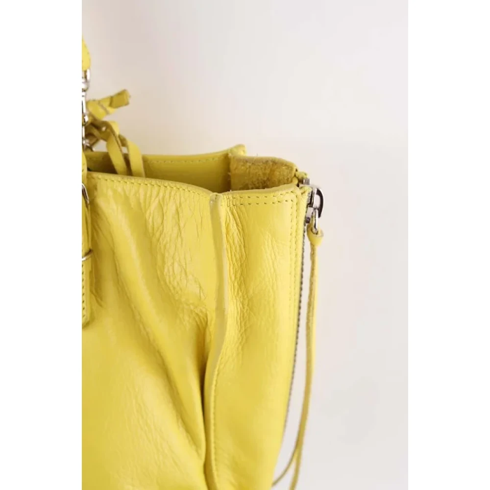 Balenciaga Vintage Pre-owned Leather balenciaga-bags Yellow Dames