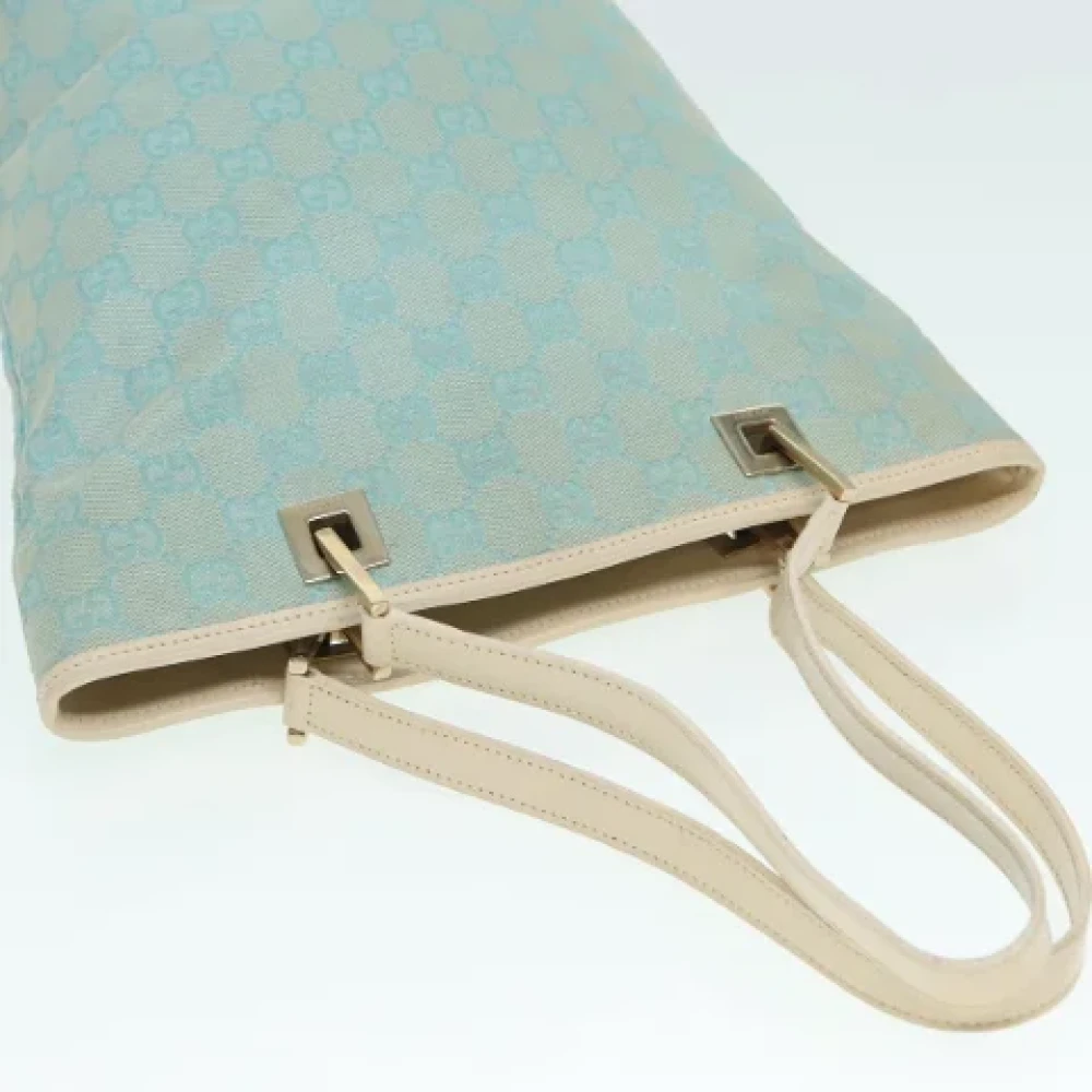 Gucci Vintage Pre-owned Canvas gucci-bags Blue Dames