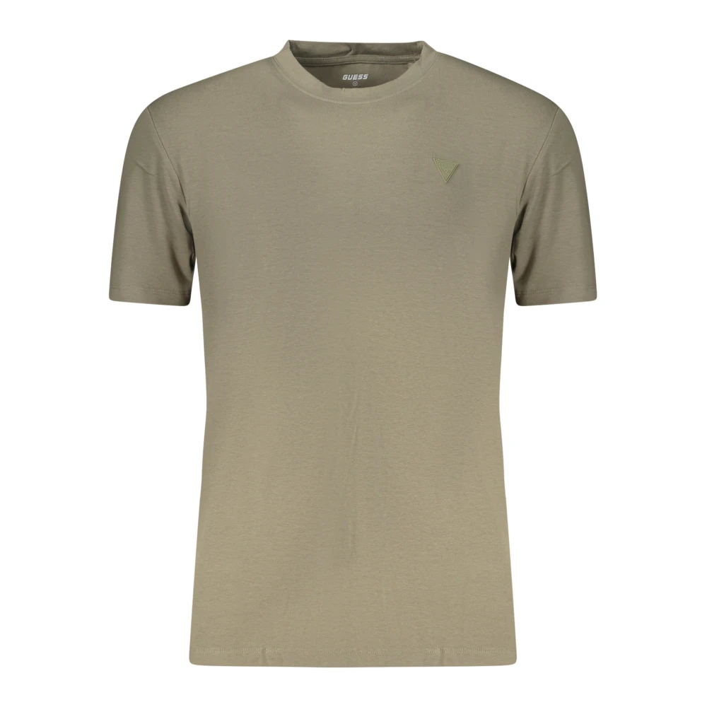 Guess Men's Green Short-Sleeved T-Shirt - T-Shirts - 2XL - Tops