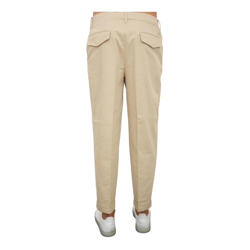 ETRO Beige Broek met Omslagtaille Beige Heren