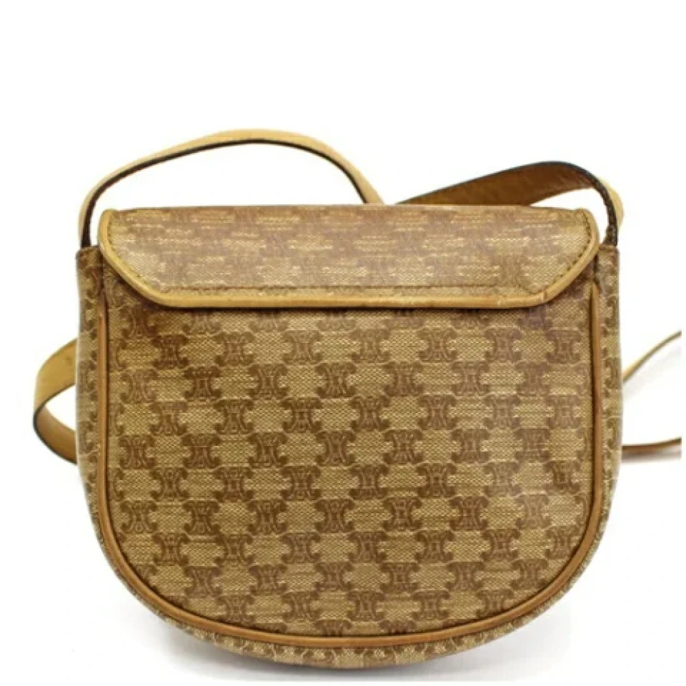 Celine Vintage Pre-owned Fabric celine-bags Beige Dames
