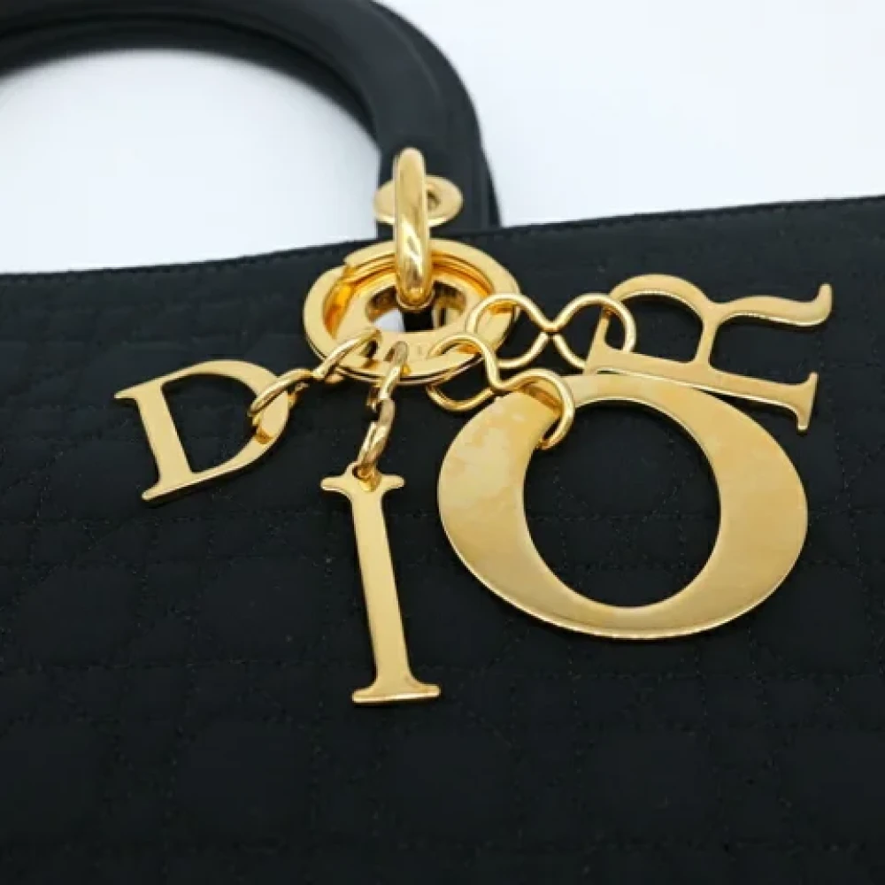 Dior Vintage Pre-owned Fabric dior-bags Black Dames