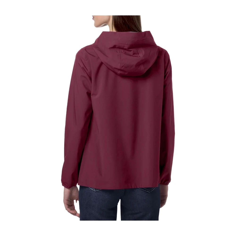 K-way Slim Fit Tussenseizoen Jas Polyester Red Dames