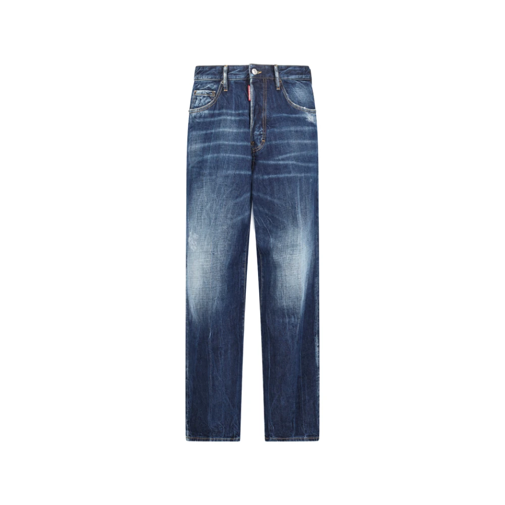 Dsquared2 Men's Blue Straight Fit Jeans, S, Straight Jeans