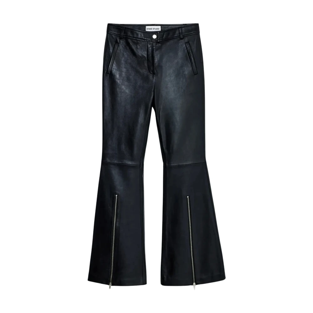 Trousers > Leather Trousers - - Stand Studio - Modalova