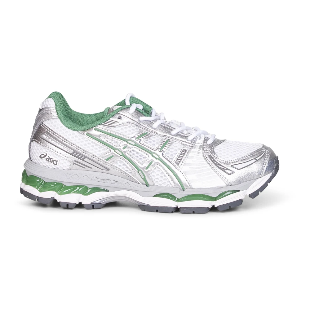 Asics Women's White Sneakers, 4 Uk, Gel Technology Trainers Eco-Leather