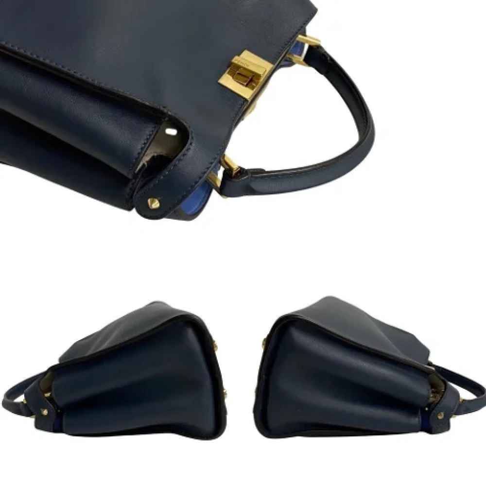 Fendi Vintage Pre-owned Fabric fendi-bags Blue Dames