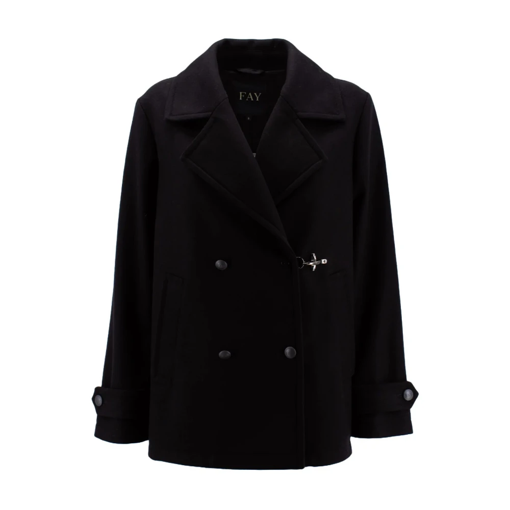 Coats > Double-Breasted Coats - - Fay - Modalova