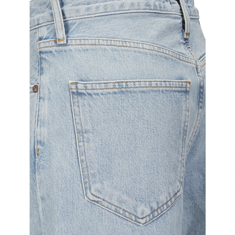 Agolde Wijde pijp hoge taille losse pasvorm jeans Blue Dames