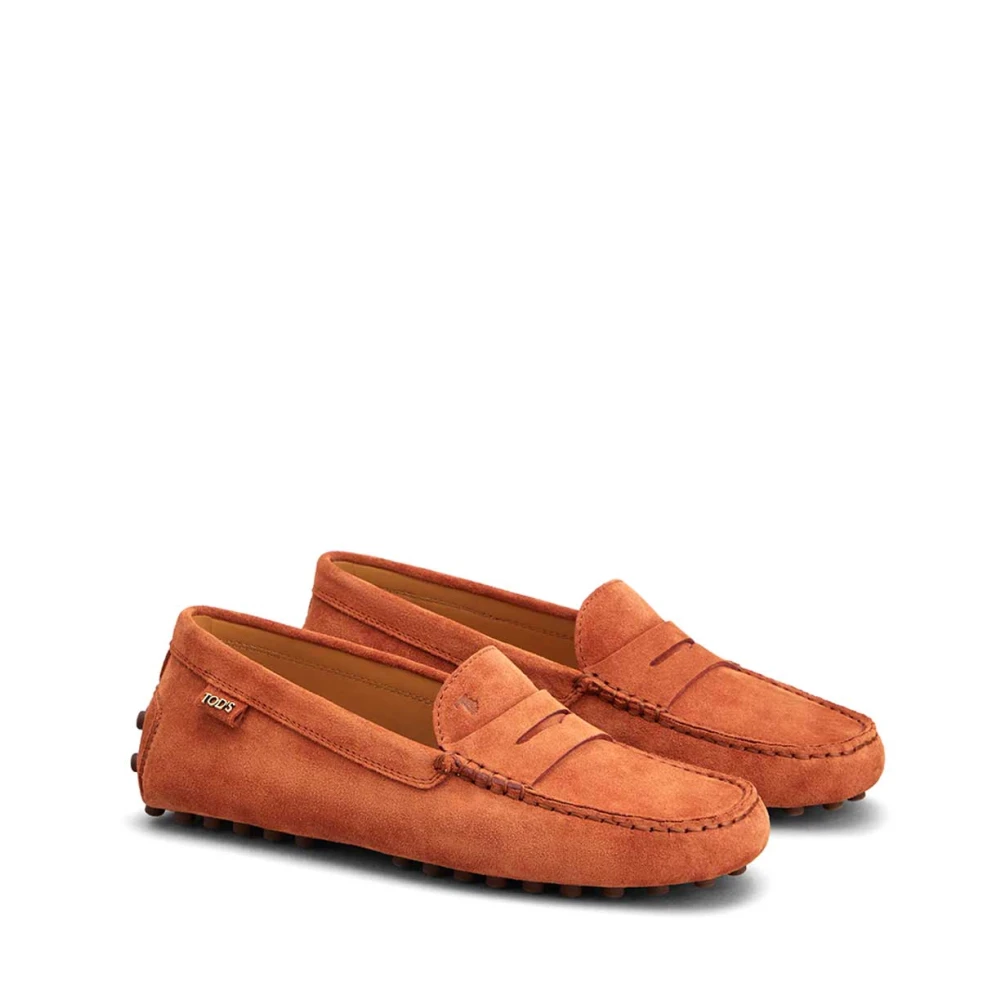 TOD'S Stijlvolle Loafers voor Mannen Brown Dames