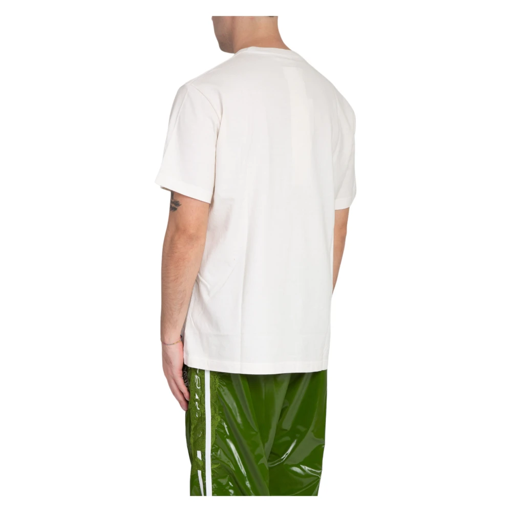 Doublet Wit Logo T-shirt White Heren